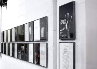 Bernard Controls staff / coordinator Blandine De la Taille, View of the exibition / photographic installation format