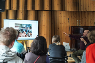 The Social Sensibility R&D Department invited by f.eks. platform and the Aalborg artistic community, photo by Rikke Ehlers Nilsson