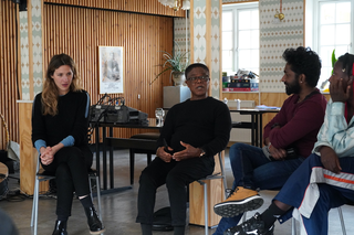 The Social Sensibility R&D Department invited by f.eks. platform and the Aalborg artistic community, photo by Rikke Ehlers Nilsson