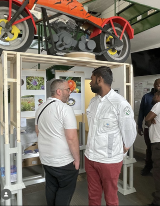 Exhibition of the French department artworks and book launch at the Factory in Gonesse